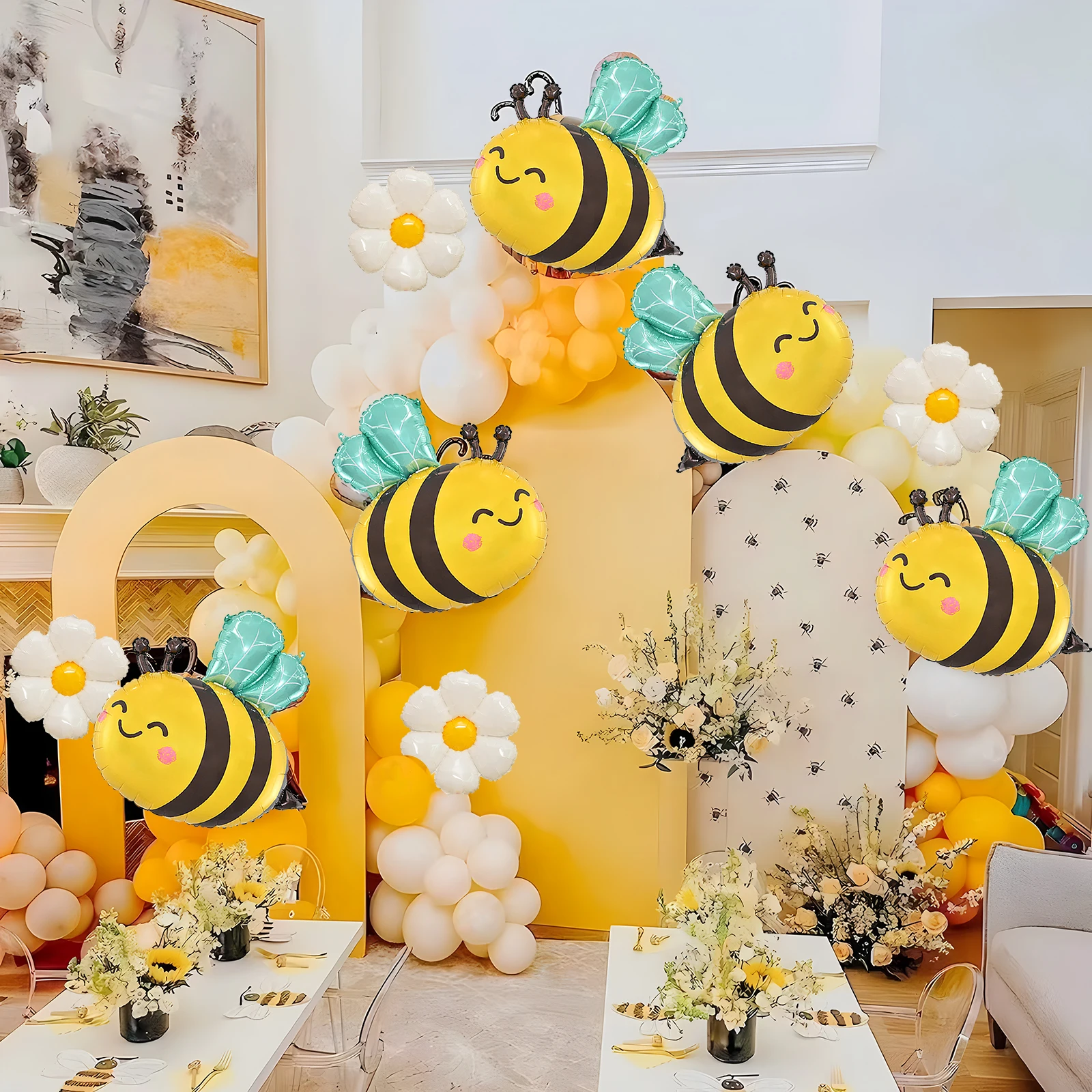 Bumble Bee Birthday Decorations  Bumble Bee Party Decorations - Balloons  Animal - Aliexpress