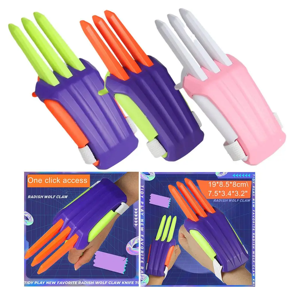

Creative Radish Wolf Claw Scalable Toy Birthday Gift Police Wolf Toys Decompression Diamond Trickster Radish Radish War For Q3B8