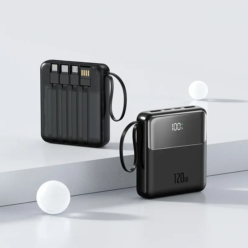 Batterie externe Portable 120W 50000mAh, charge rapide, batterie externe pour IPhone Samsung