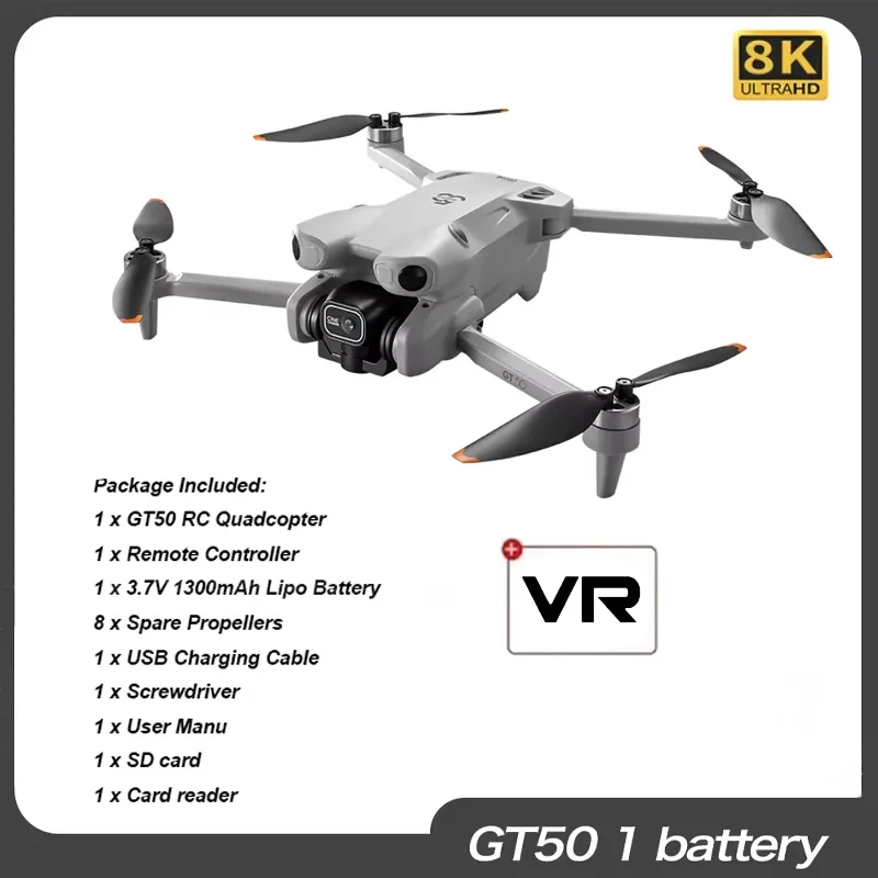 ตัวเลือกสินค้า โดรนเกมมิ่ง 8K กล้องคู่ ระบบ GPS ควบคุมง่าย พับเก็บได้