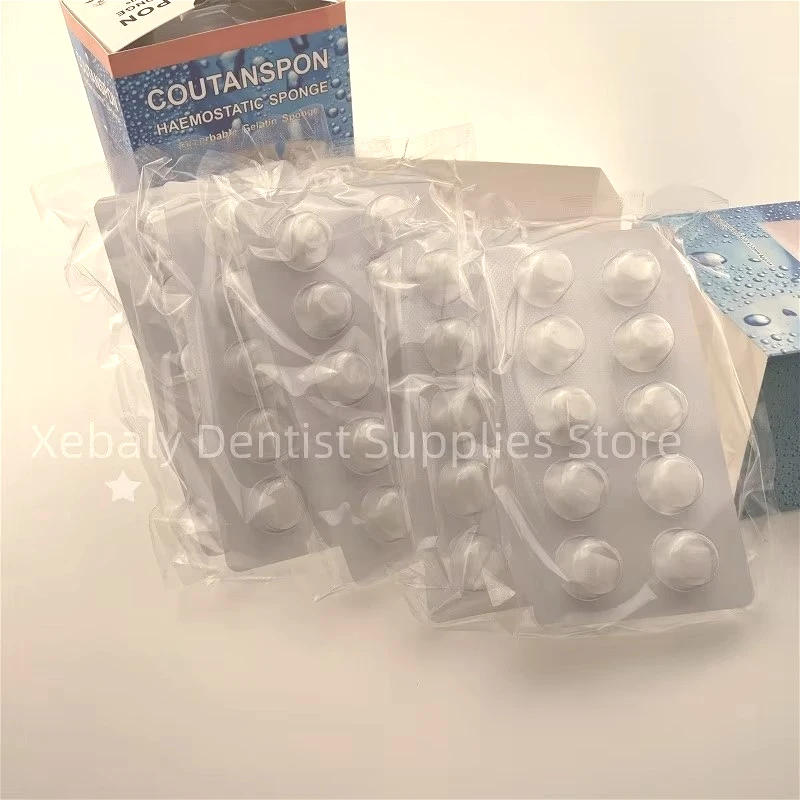 4 x 50 Teile/paket Dental Hämostase Schwamm Medizinische Kollagen Stoppt Hämopädische Sedge Baumwolle Pharmazeutische Pinsel Hämostatische Gela