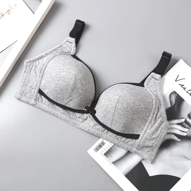 EuerDoDo Nursing Bra Pregnancy Clothes for Pregnant Women Breast Feeding  Bra Cotton Maternity Bra  with Open Breast 3
