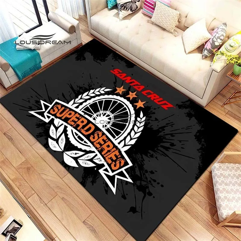 Santa Cruz Carpet and Rug Mountain Bike Bedroom Decor Floor Mat Living Room Bedroom Decorate Large Area Soft Rug 4