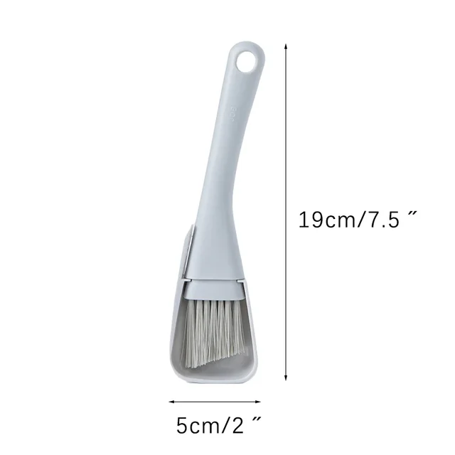 Brosse de nettoyage de rainure de fenêtre, nettoyeur de fentes de fenêtre pour porte, espace de sol, brosse de clavier + pelle à poussière 2 en 1, Kit d'outils de nettoyage ménager 6