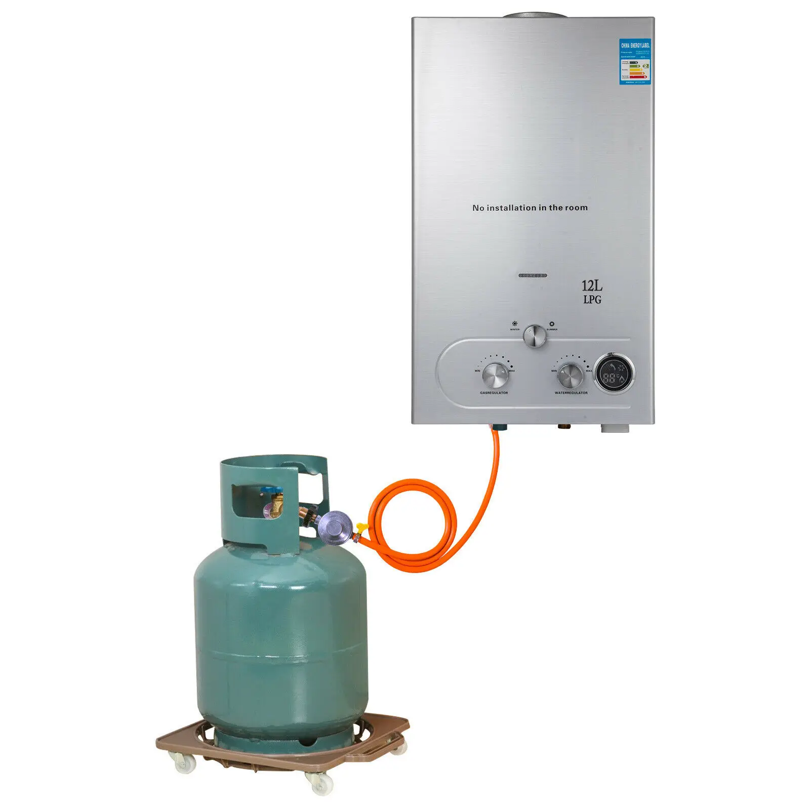PEKAI12LLPGWaterHeaterLiquifiedPetroleumGasInstantTankless