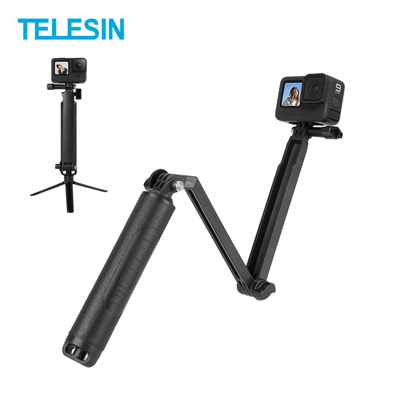 Telesin Mini Palo Selfie Portátil Para Gopro Hero 12 11 10 9