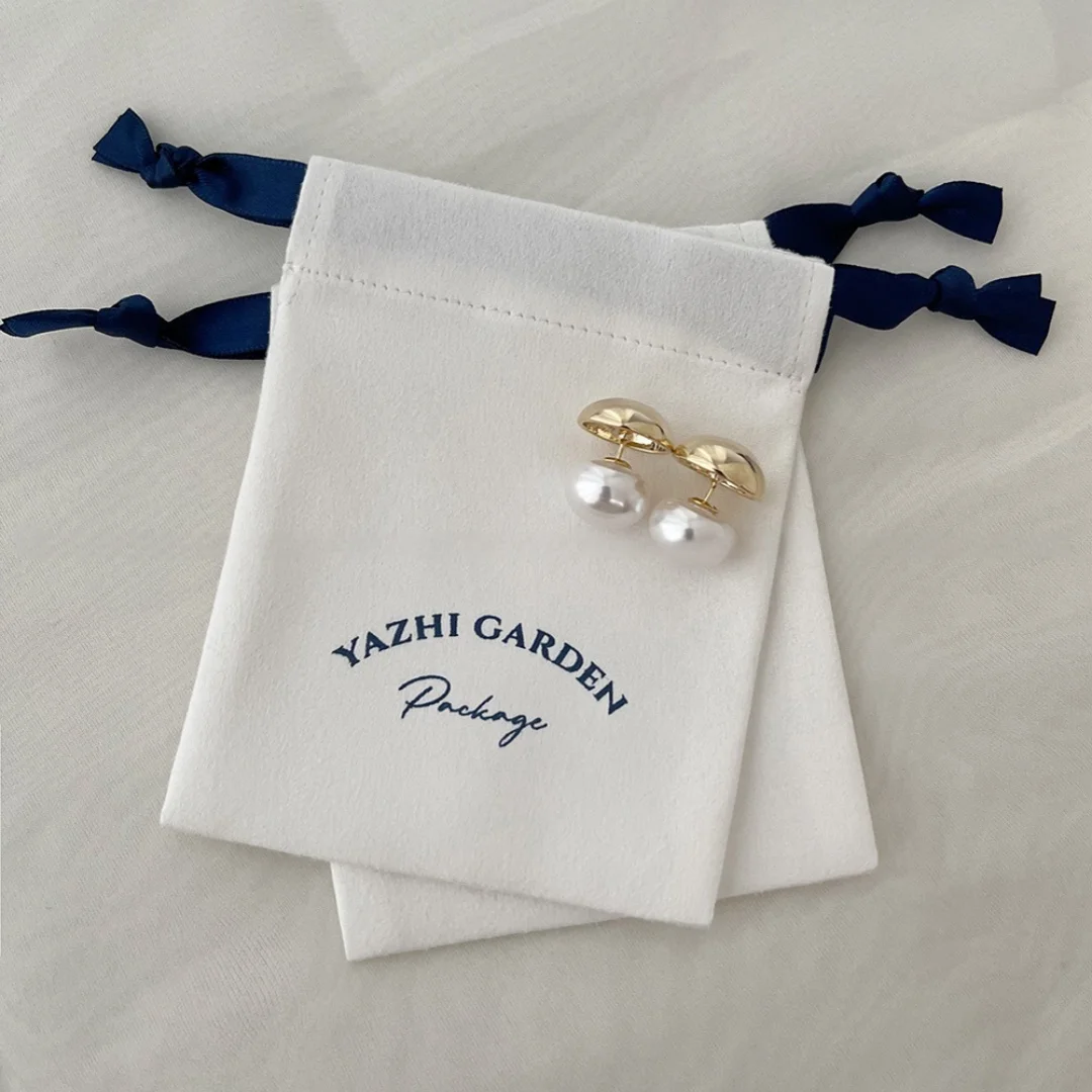 Suede Drawstring Package Jewelry Bag Wedding Christmas Party Decoration Eyelashes Makeup Storage Bags