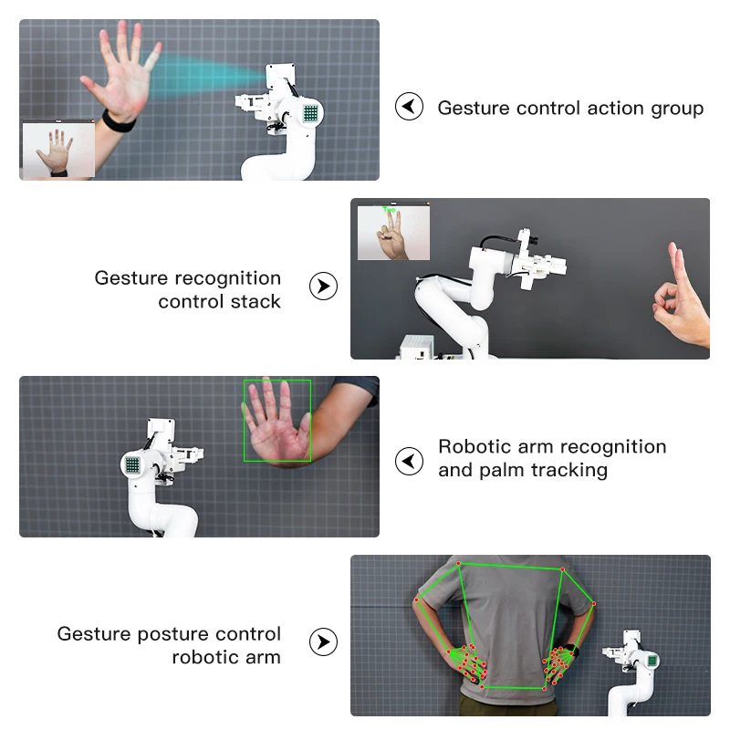 Yahboom JetCobot 7 DOF Collaborative Robotic Arm ROS AI Visual Recognition Support Jetson NANO/ORIN NANO/ORIN NX Board Control 5