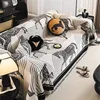Funda Sofa Home Chenille Horse Print Sofa Mat Throw Blankets All-season Camping Picnic Blanket Cover Sofa Cover 2024 Autumn 2
