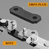 4Inch 6Inch Mini Steel Chain saw Chains Electric Chainsaws Accessory Chains Replacement Mini Electric Chainsaw Chains 2