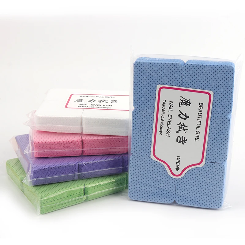 300pcs Lint Free Nail Wipes Nails Art Gel Clean Tissues Paper Non Woven Polish Remover Cotton Pads Salon Beauty Makeup Tool