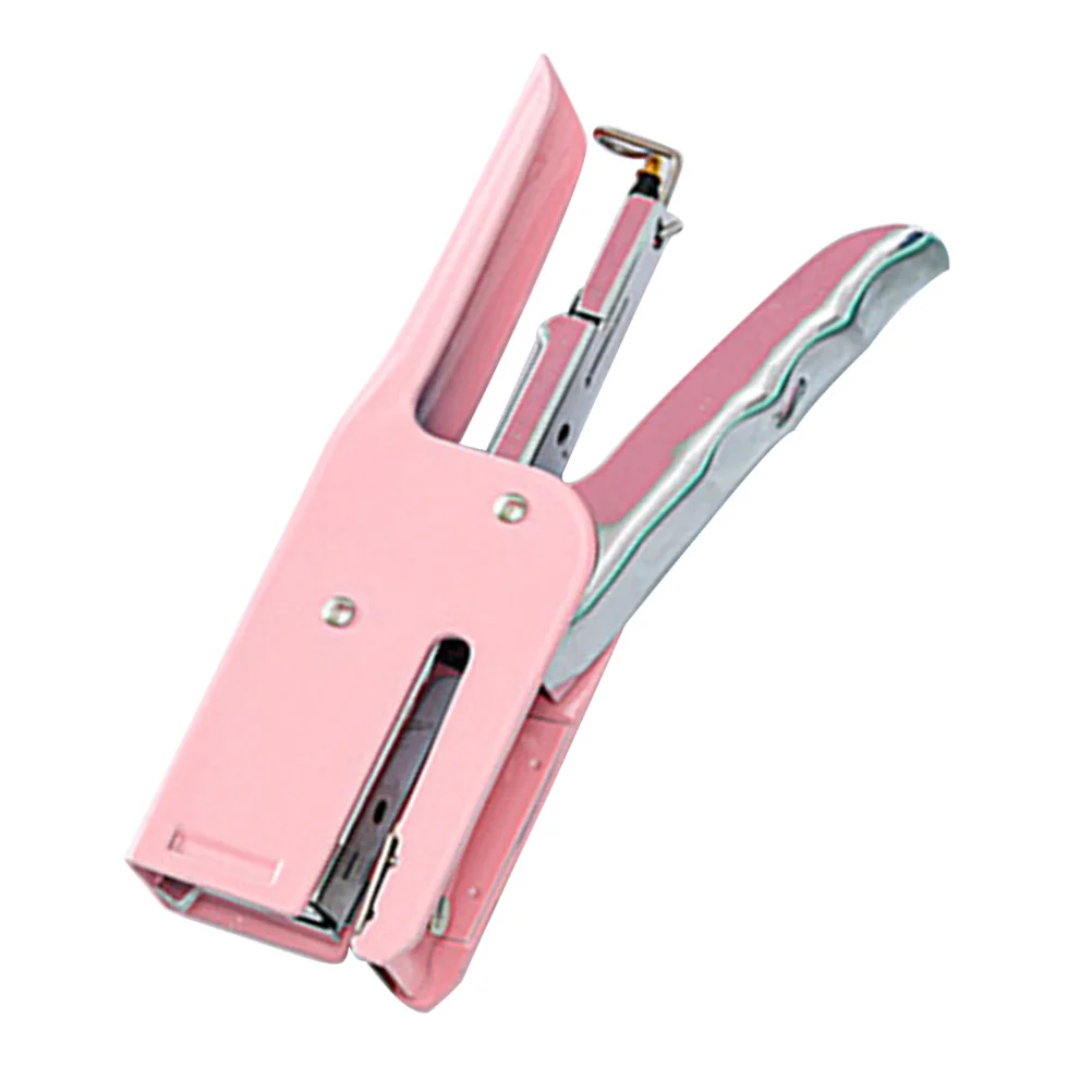 핸드 스테이플러 전문가용 금속 다기능 사무용 파일 스테이플링 도구 소형 재사용 가능 일상용 편리한 가정 학교용