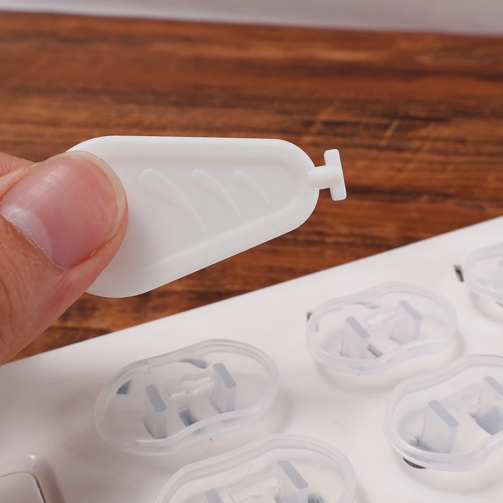 Socket Protective Cover 6Pcs/set Power Plug Cover Anti-Electric Shock Plug Protector Cover Baby Proof Child Safety Protector Electrical Power