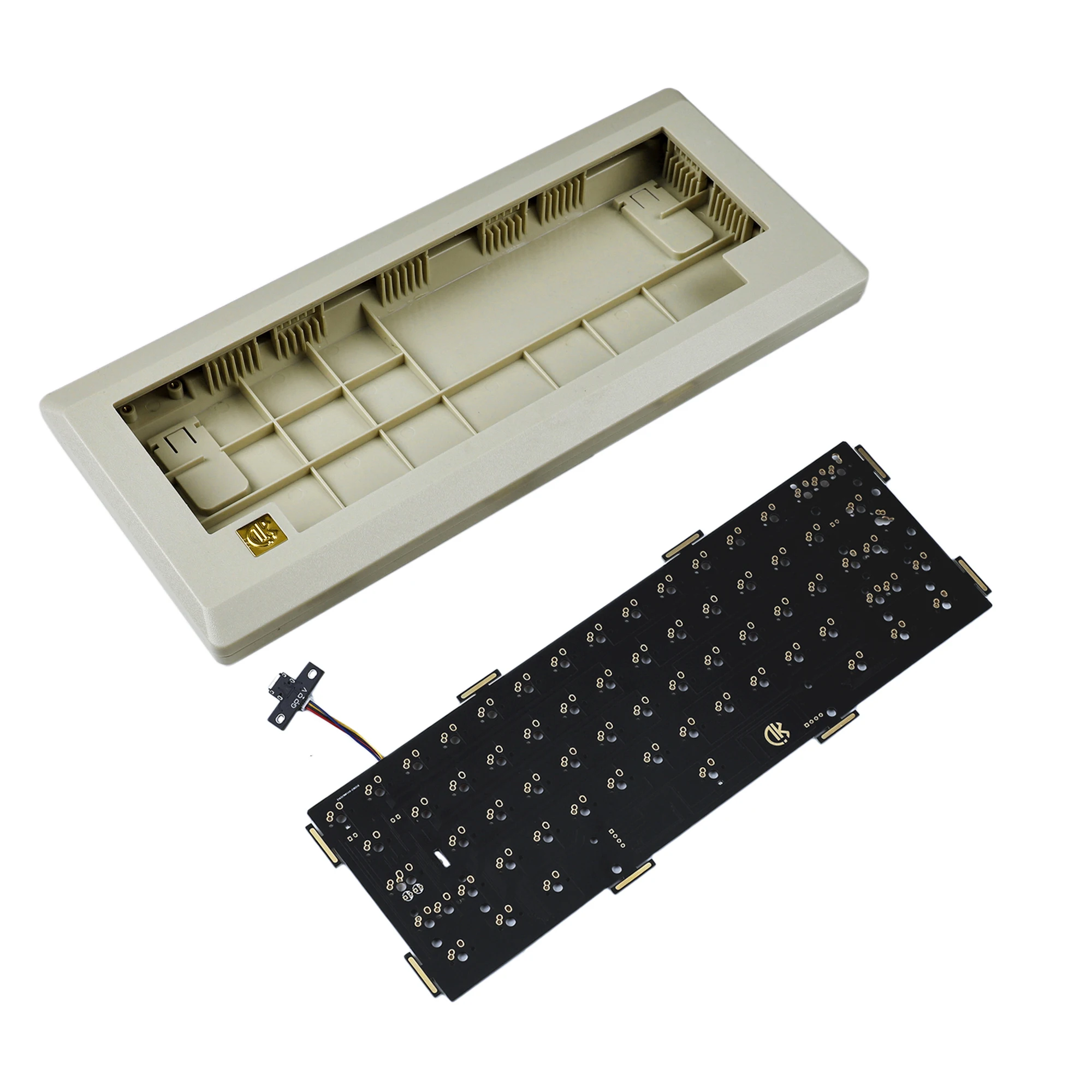 Kit de Teclado Mecânico Pcb Destacável Pcb Ansi Iso Gasket tipo c Caixa de Plástico Placa Fr4 Solda Retro M0110 D0110
