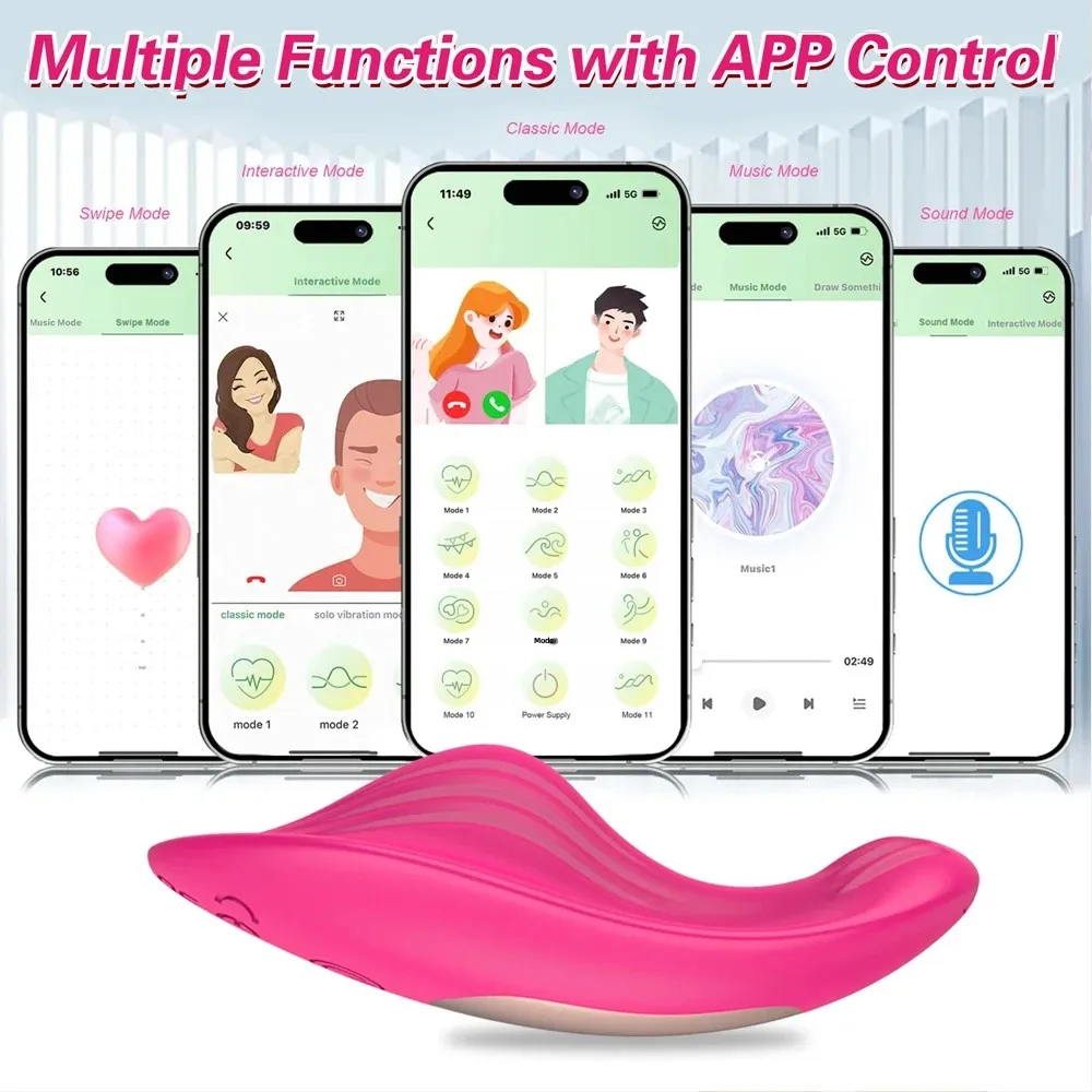 Wearable Vibrator for Women Wireless APP Remote Control Vibrating Egg Clitoris Stimulator Female Adult Sex Toys for Couples