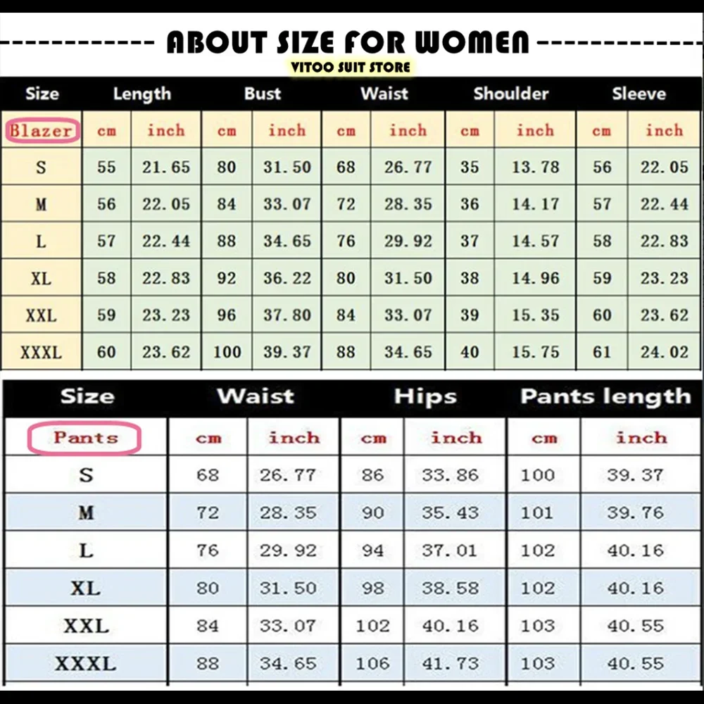 SILIWEYA Fashion Womens Suit Set Formal Occasion Elegant Two Piece Long Coat Wedding Party Wear Casual Robe V-neck Blazer Suits 6