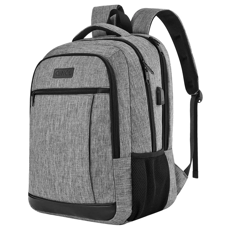 

Travel Laptop Backpack Anti-Theft Backpacks With USB Charging Port, 15.6 Inch College Computer Bag For Men Women