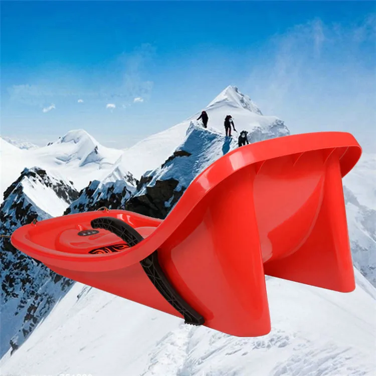 New Trend Winter Outdoor Sports Snow Slider Plastic Snow Sleds for Kids and Adult
