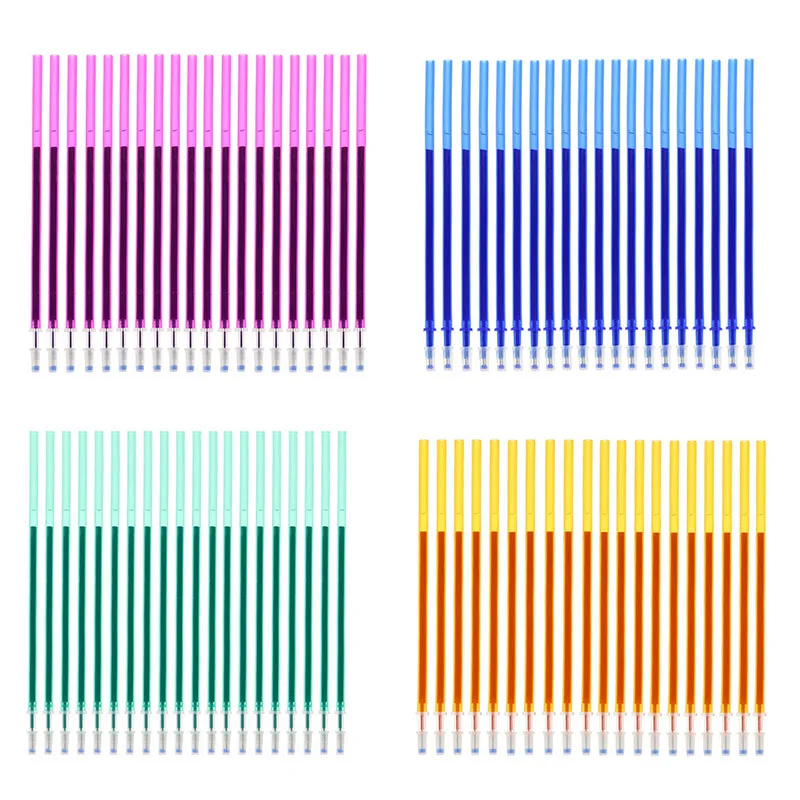 

10/20Pieces/Set Erasable Refills Gel Refills Can Add 0.5mm Magic Pen Multicolor Ink Stationery School Office Writing Instruments