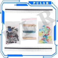 PLR Diy New Electronics Components Basic Starter Kit for Arduino UNO MEGA2560 Raspberry Pi with LED Buzzer Capacitor Resistor - Image 4