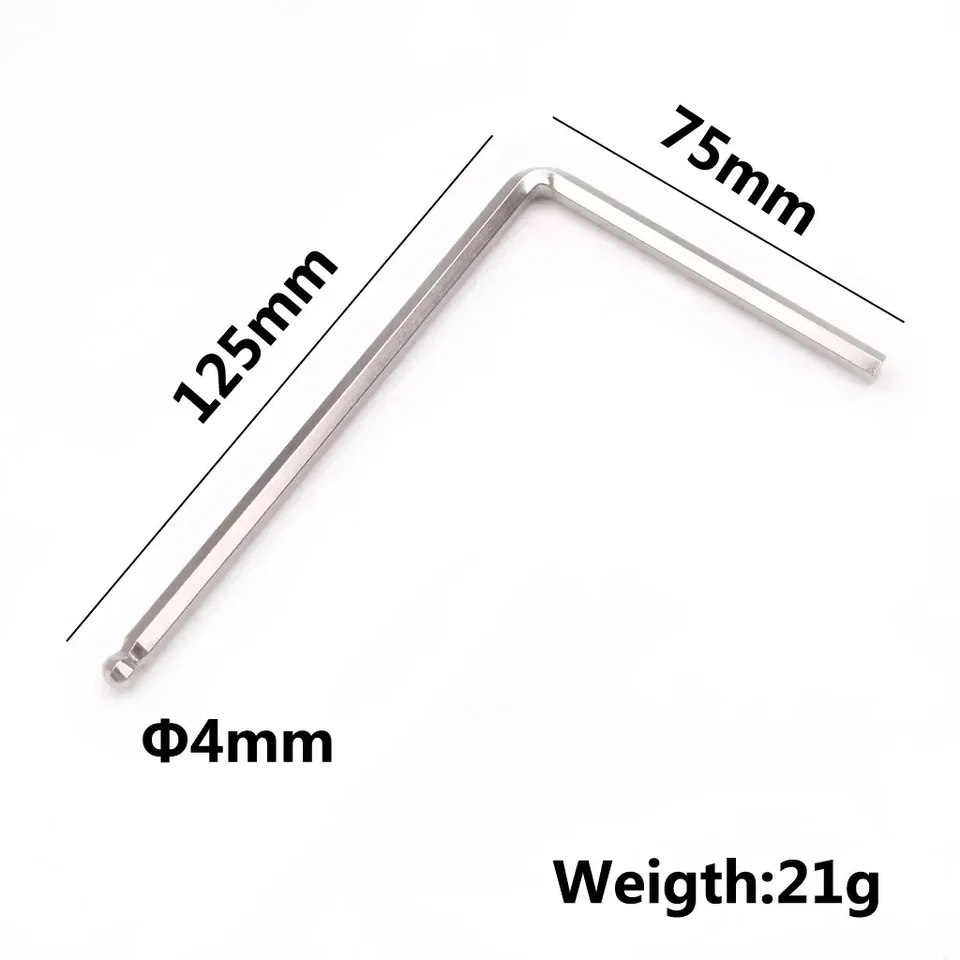 PAGOW Gitarren-Halsstabschlüssel – 4 Mm & 5 Mm Kugelkopf Für Martin & Akustikgitarren