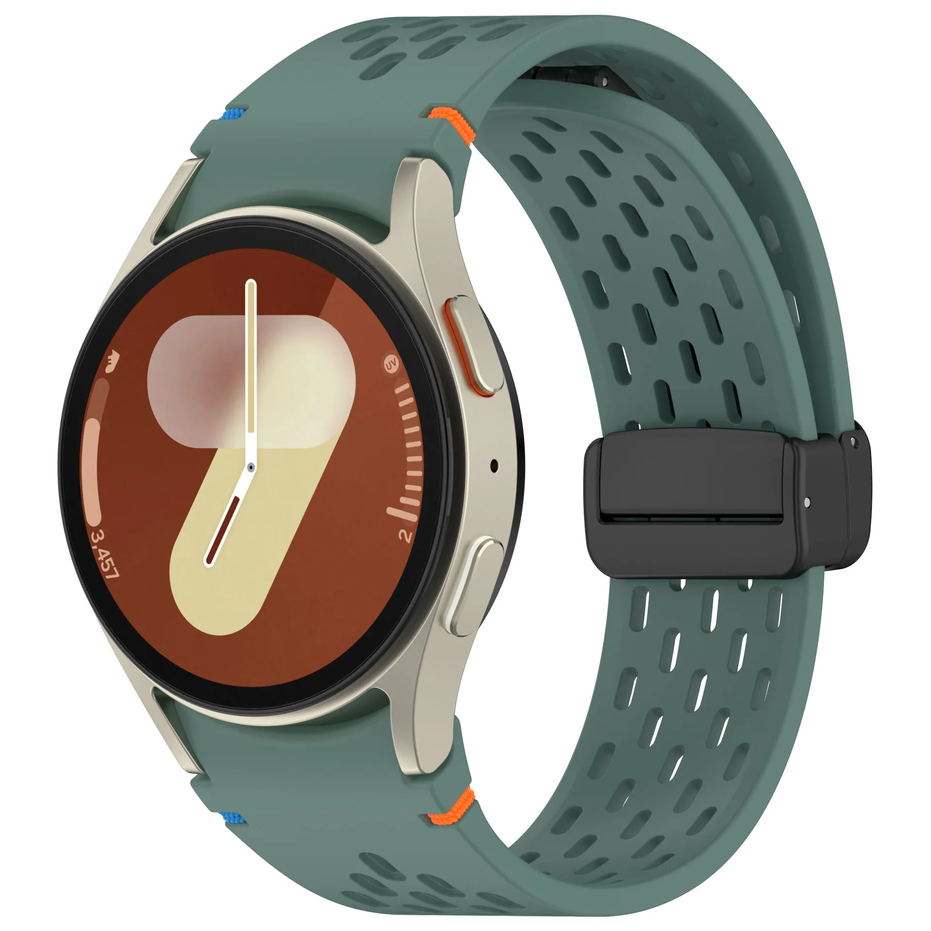 Seamless Silicone Strap with Magnetic Buckle