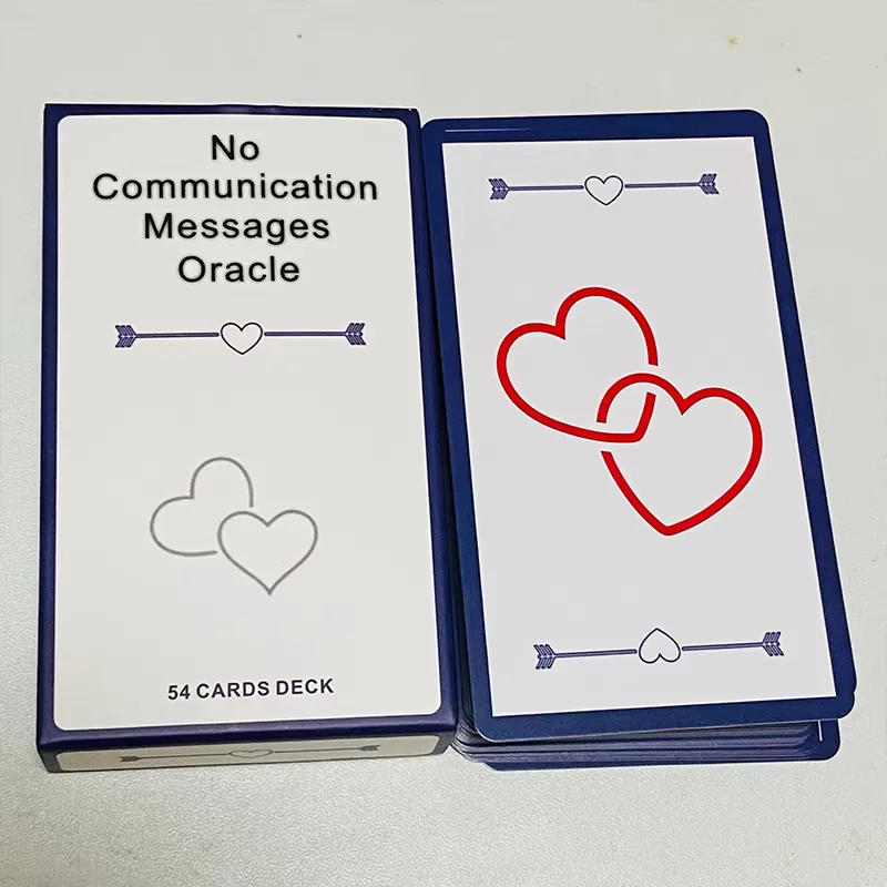 No Communication Massages Oracle Cards 54 English Version Messages Deck board games