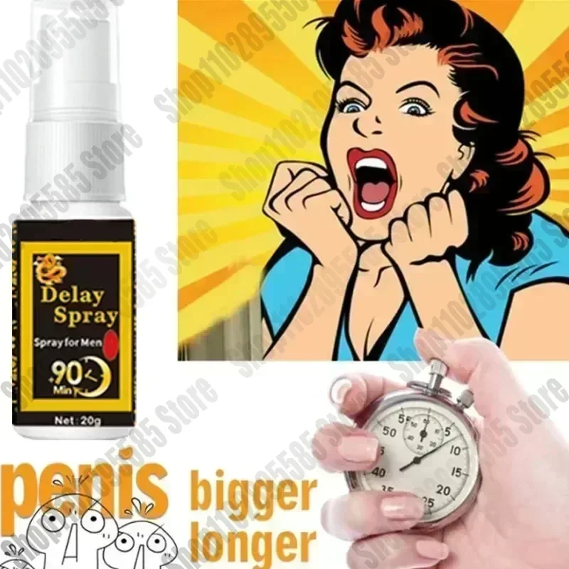 Male Sex Delay Spray Penis Spray Prevent Prematur Ejaculation Lasting Prolong Products External Penis Growth Enlargement Fast Erection Serum