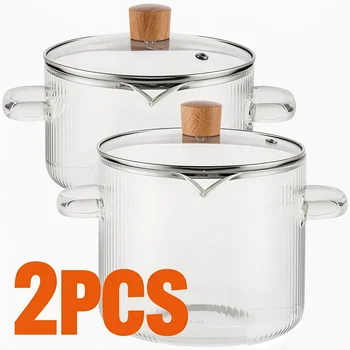 2-Piece Borosilicate Glass Cookware Set 1
