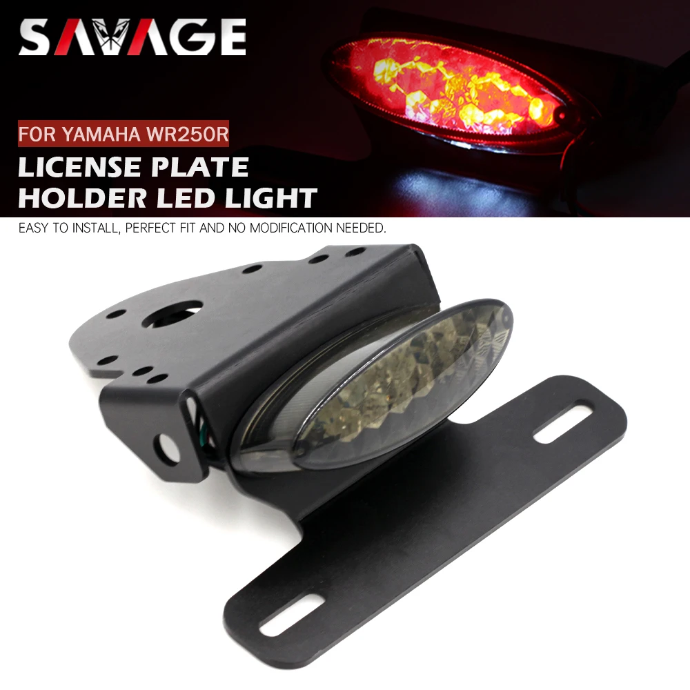 License Plate Holder LED Light For YAMAHA WR 250R 2008 2017 WR250R