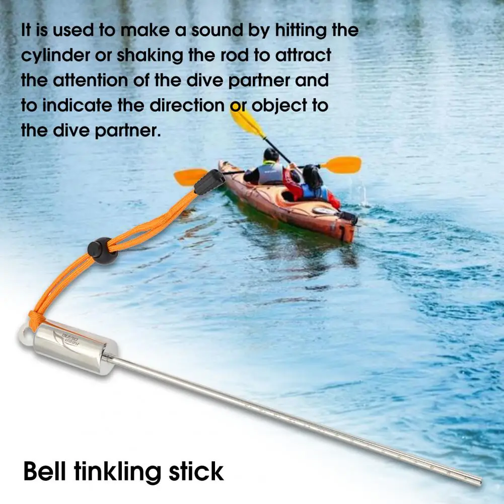 цена Useful Stainless Steel Ergonomic Design Durable Underwater Stick for Underwater Underwater Stick Diving Stick