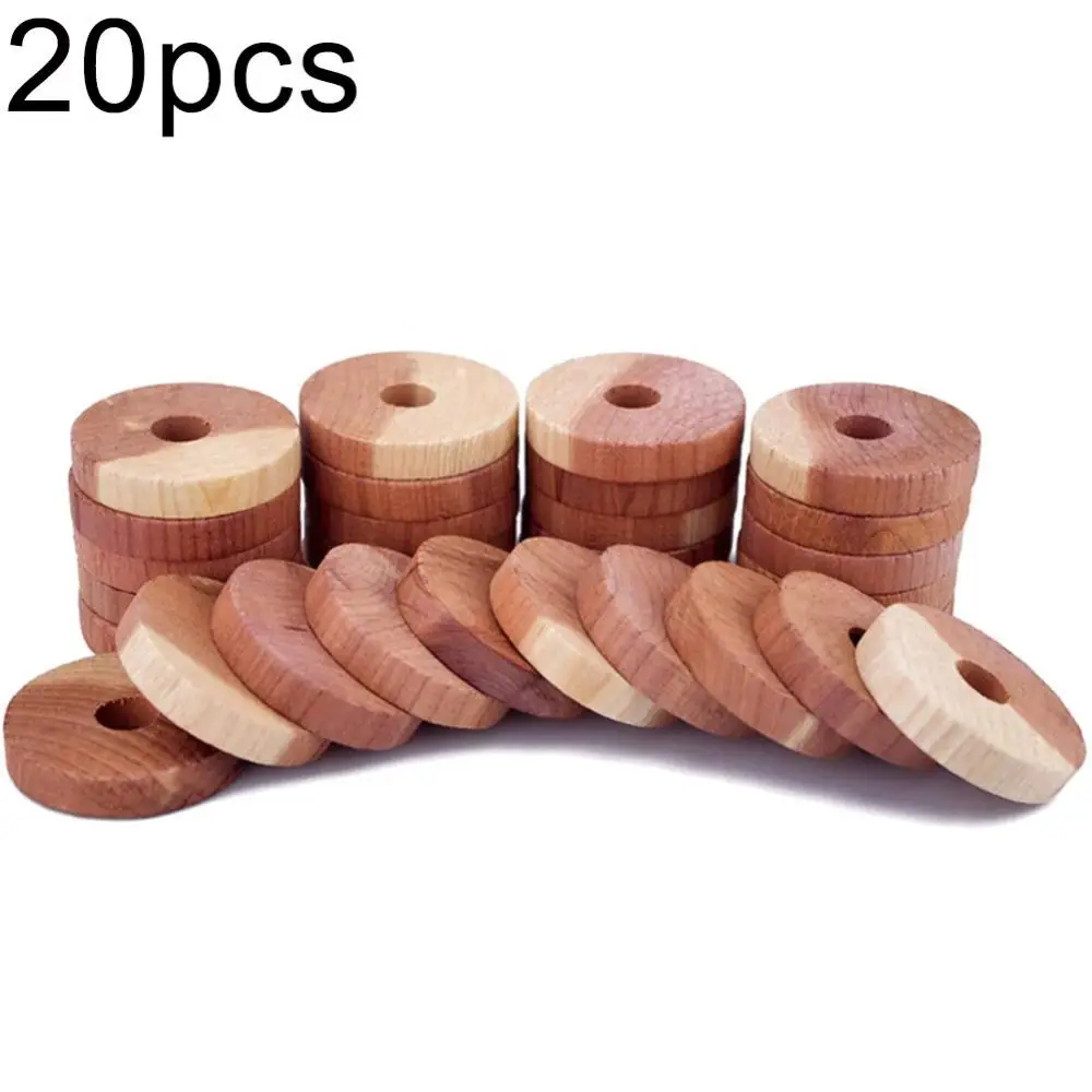 Cedar Insect Repellent 20Pcs Wardrobe Drawer Air Fresher Moth Repellent