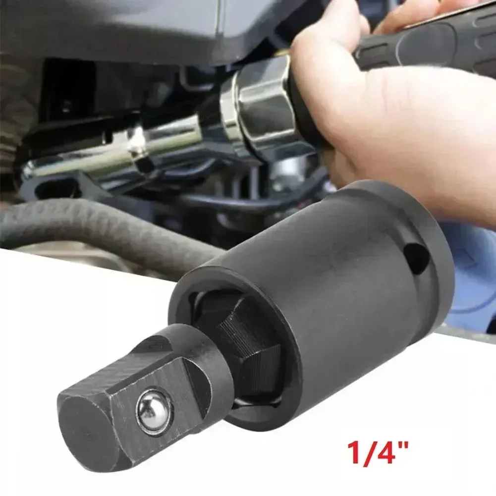 1/4 Pneumatic Swivel Joint Drive Socket Adapter Converter Reducer Air Impact Craftsman Socket Wrench Hand Tools Universal socket adapter converter