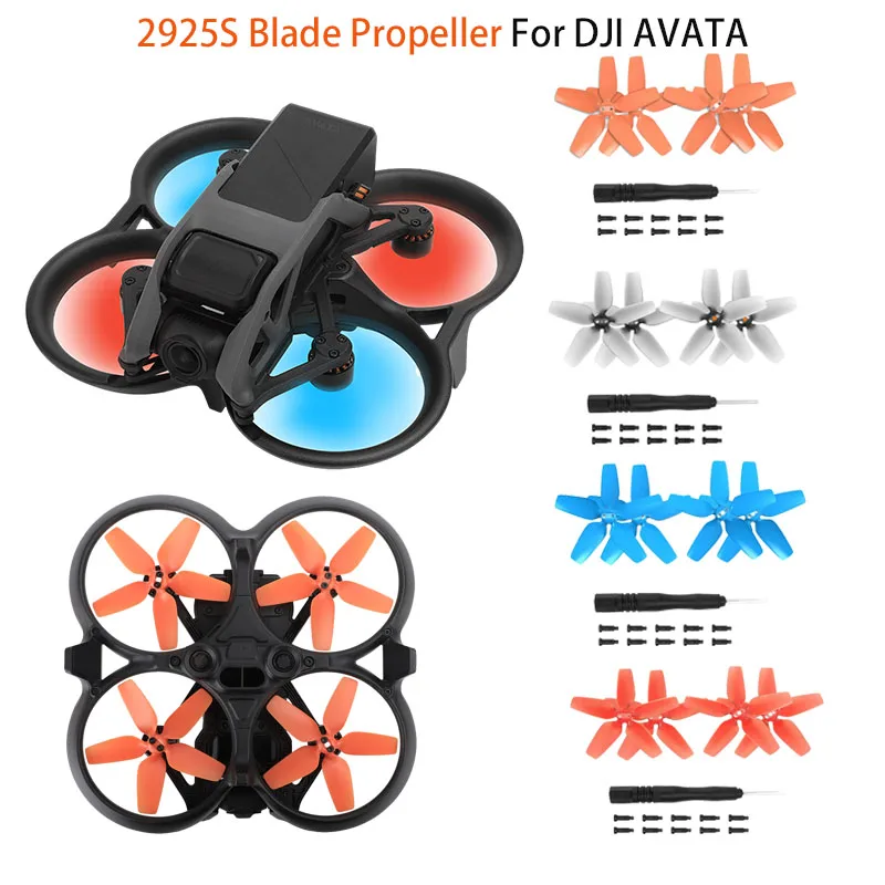 2925S Propeller for DJI Avata Drone Light Weight Wing Fans Replacement Spare Parts Blade Props Propeller Quadcopters Accessories
