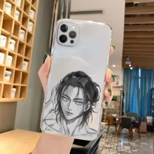  Soft Clear Phone Case For iphone 12 11 pro XS MAX 8 7  Plus X SE 2020 13 XR Anime Japanese attack on Titan Coque For iPhone 12 
