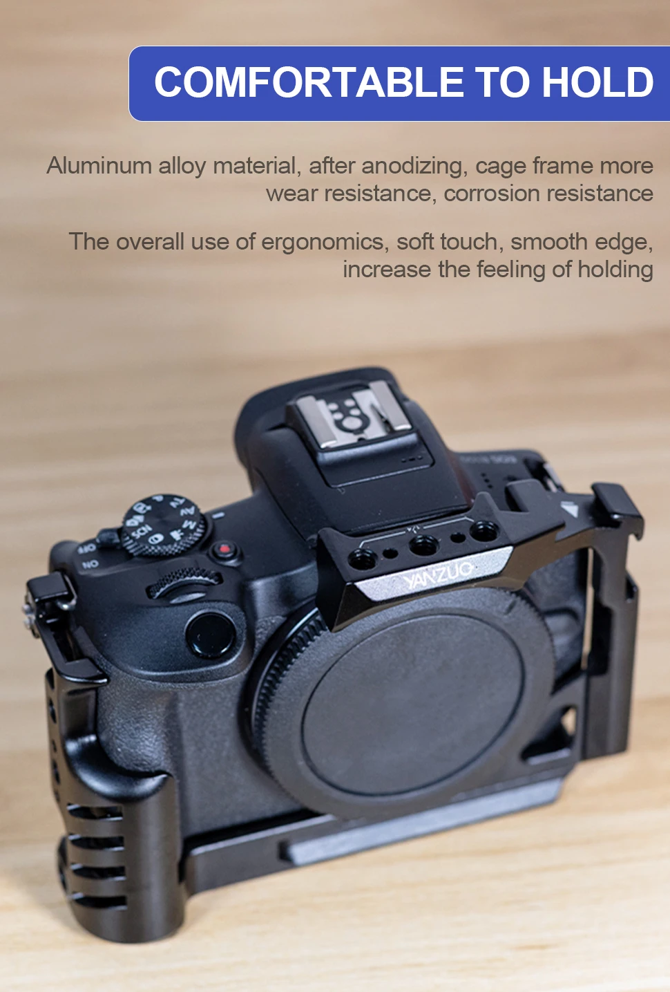 R50  Camera Cage For Canon R50/R100 Aluminum Photography Expansion Frame Kit Loc
