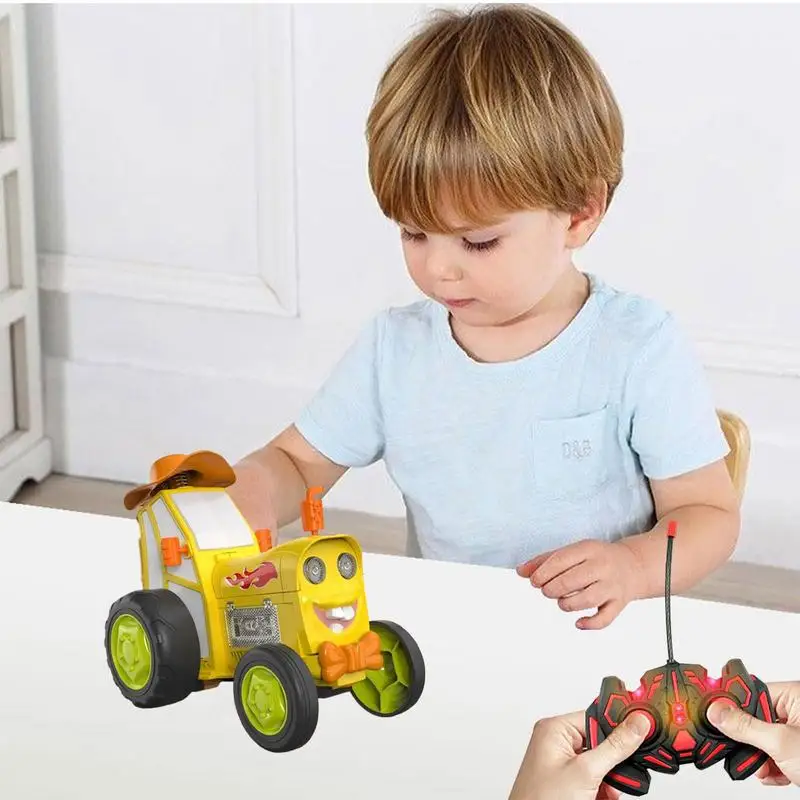 Jumping Dancing Car Toy Rechargeable RC Car With Music And Light Fast Stunt RC Car Crazy Jumping Dancing Car Toy For Kids Age 3 4