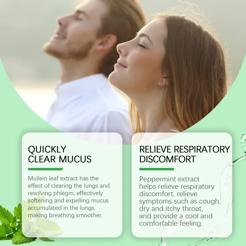 Lung Cleansing Spray Breath Detox R Relieve Throat Discomfort Improve Runny Nose Sneezing Rhinitis Health Body Care Spray