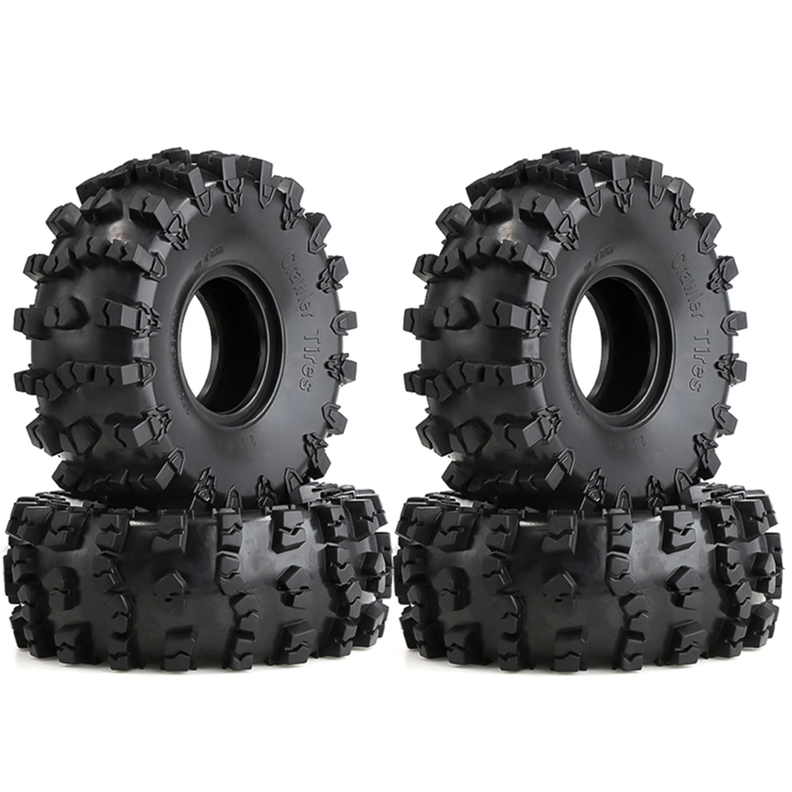 WONFAST 4-Pack 2.2" Plastic Beadlock Wheels With 130mm Rubber Tires - 12mm Hex Fit For Axial SCX10, Wraith, TRX4 & Most 1/10 RC Rock Crawlers - View #5