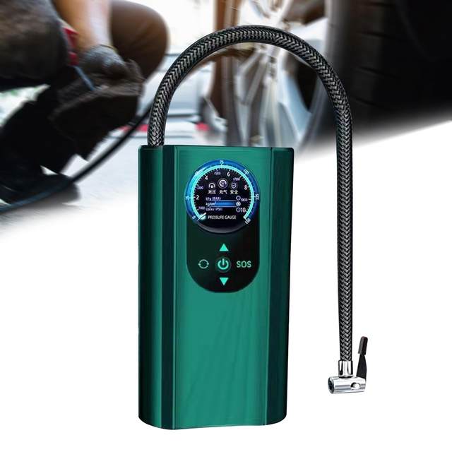 Portable Air Electric Tire Pump Compact Auto Accessories Mini Bike Pump for