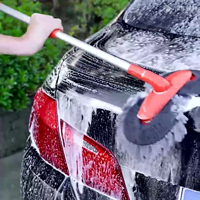 2023 Car Wash Brush Car Cleaning Mop Mop for Washing Cars 90cm Long Handle  Car Cleaning Kit with Water Dispenser Non-Scratch - AliExpress