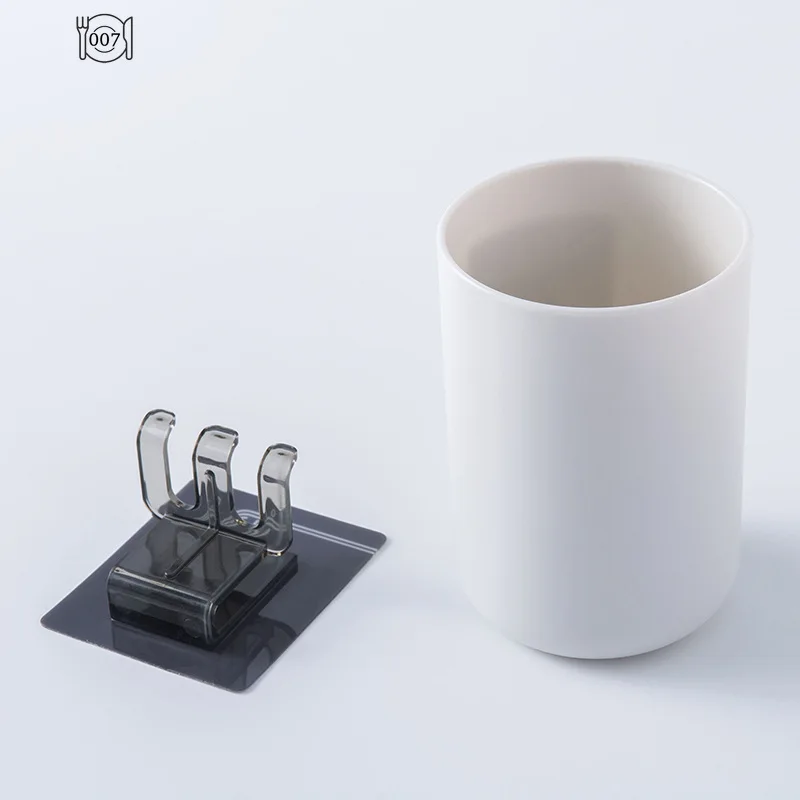 Toothbrush Holder, Wall-mounted, Cup Set, Toothbrush Locker, Shower, Self-adhesive Toothbrush, Hanger
