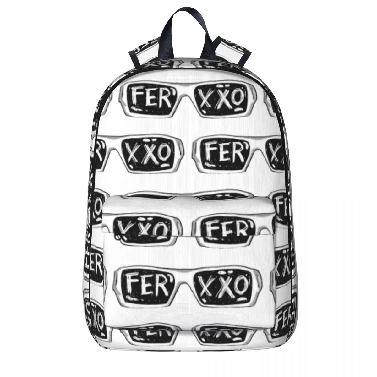 

Ferxxo Glasses - Feid Logo Классическая наклейка backpack, сумка для книг, сумка на плечо, рюкзак для ноутбука, повседневный дорожный рюкзак, школьная сумка