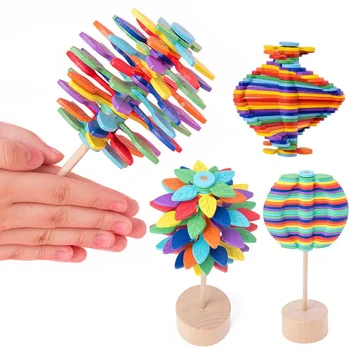 Montessori Color Windmill Toy 1