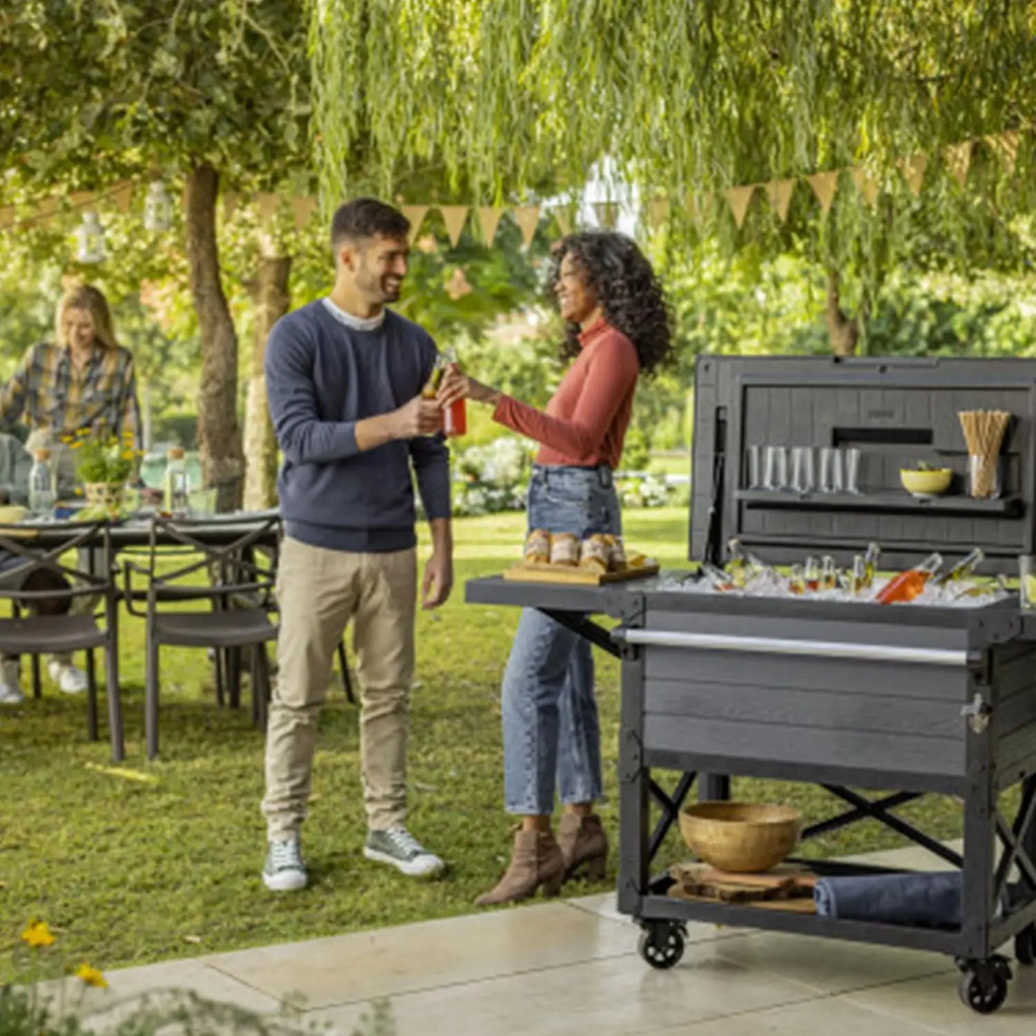 Rolling Ice Cooler Cart 5