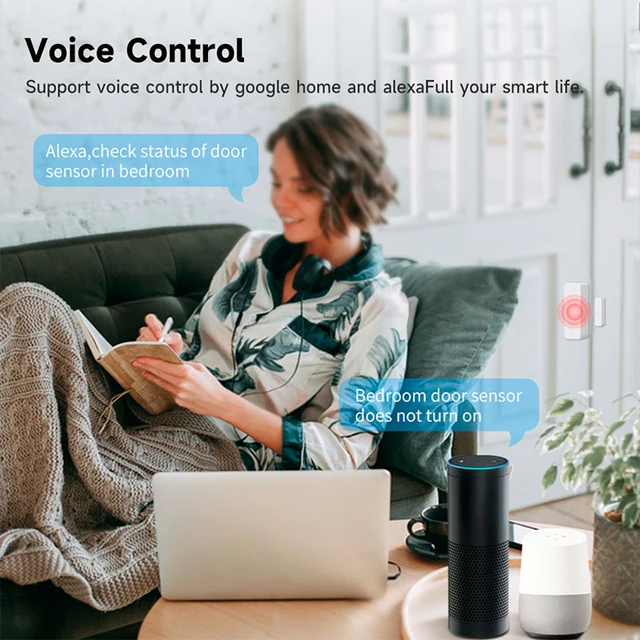 Tuya WiFi ZigBee Door Window Security-Protection Door Open / Closed Sensor Smart Life Detector Control Via Alexa Google Home 5