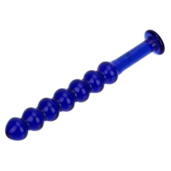 VATINE Pyrex Butt Plug Anal Plug Glass Dildo Prostate Massage Crystal Balls Sex Toys for Women Men 7 Beads Fake Penis 2