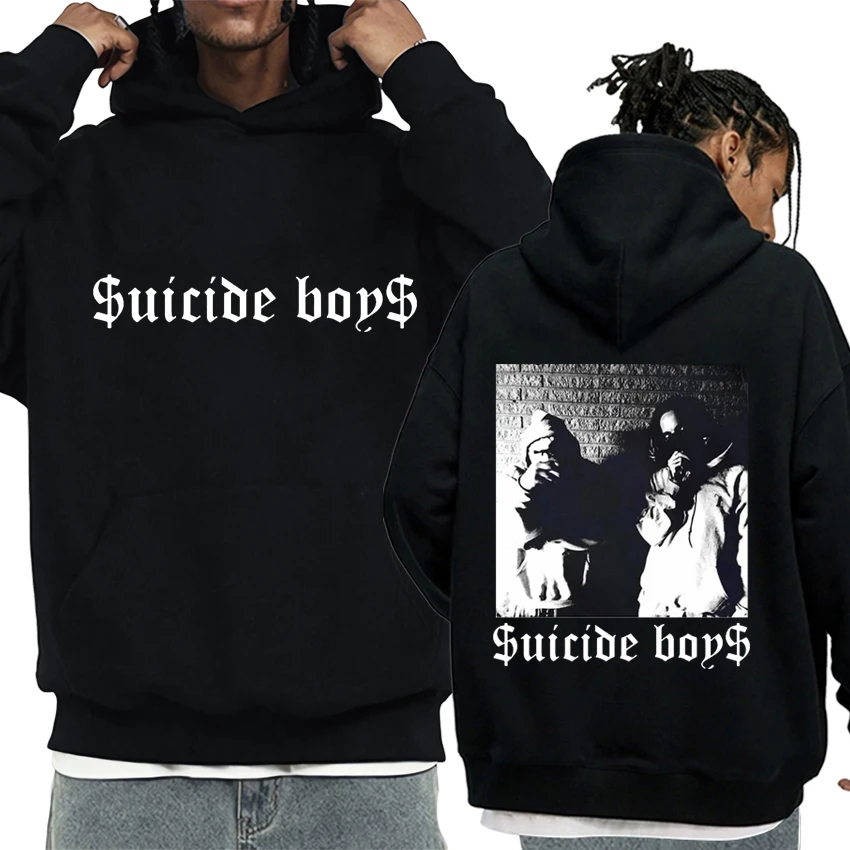 

Hot Rapper Suicideboys G59 Grey Day Tour 2024 print Hoodie Men Women vintage Casual streetwear Unisex Fleece Long sleeve Tops