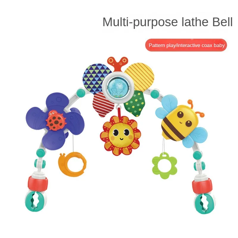 

Baby Bed Bell Toys Stroller Arch Musical Rattle Adjustable Clip Crib Mobile Hanging Bed Newborns Activity Game Bed Bell Toy Gift