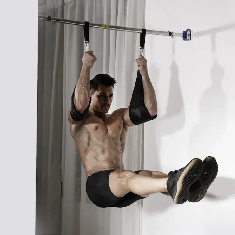 Pull-up Horizontal Bar Sling Abs Strap Suspension Training Leg Lift Arm Support Horizontal Bar Assisted Exercise Cantilever Band 5